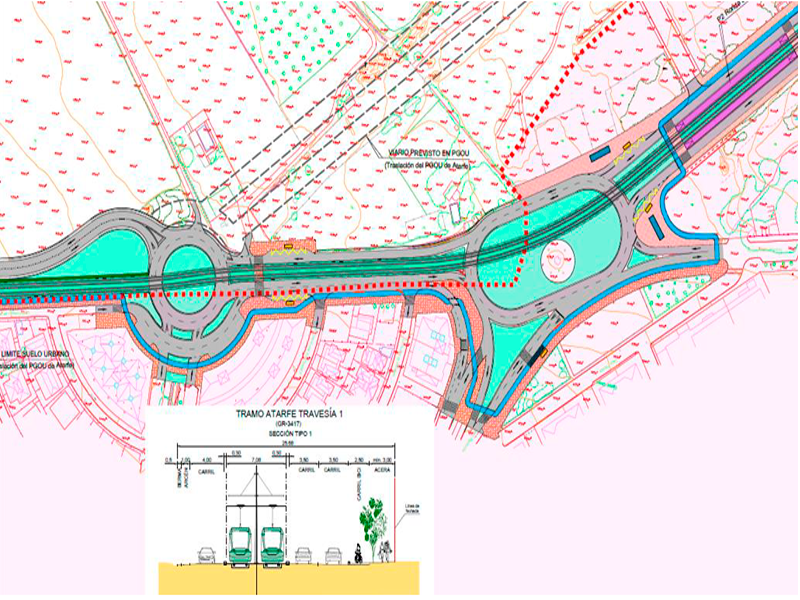 AOPJA –Junta de Andalucía.<br />
Proyecto de Construcción<br />
Prolongación Norte del Metro de Granada.